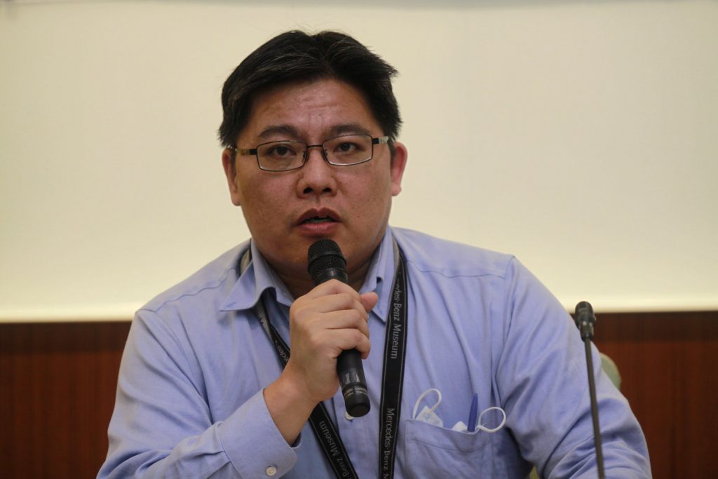 時代力量邱顯智委員(圖片來源:台權會何軒宇攝)