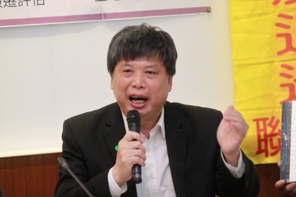 政治大學地政系徐世榮教授(圖片來源:台權會何軒宇攝)