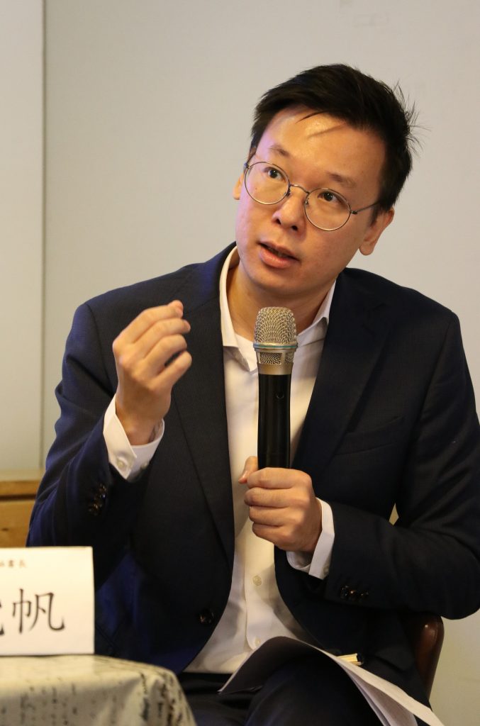 民主進步黨副秘書長林飛帆表示，「社會同行、世代共贏決議文」宣示民進黨面對氣候變遷的決心。